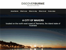 Tablet Screenshot of discoverburnie.net
